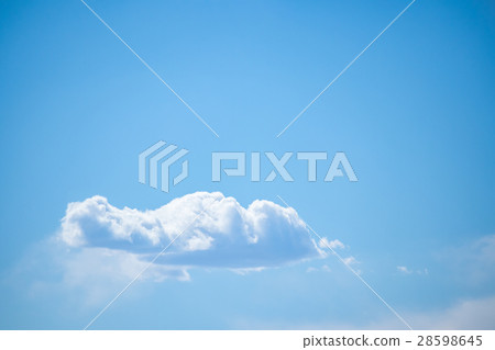 Blue sky and clouds Fluffy clouds 28598645