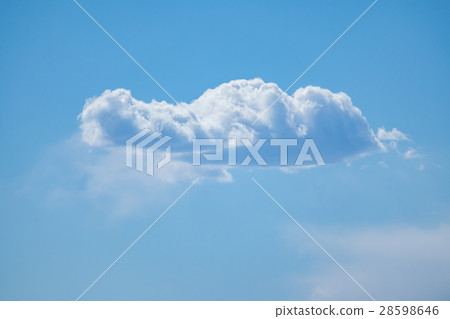 Blue sky and clouds Fluffy clouds 28598646