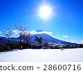 富士山從Ryuga-dake看冬天舞蹈飄飄 28600716