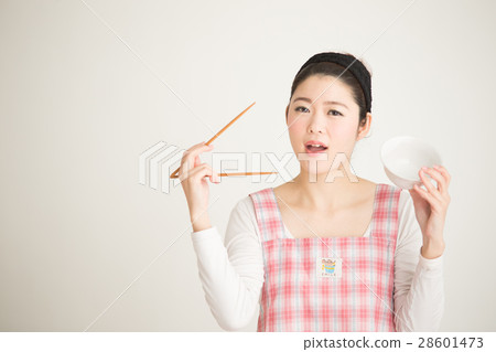 米飯，女白背 28601473