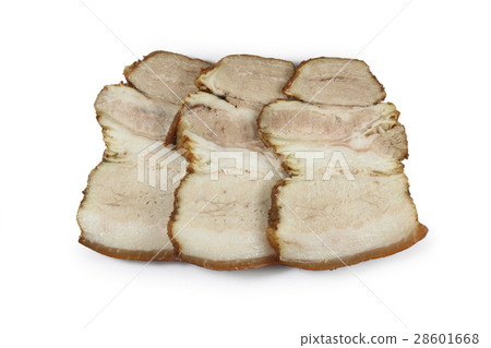 Sliced smoked bacon Sliced smoked bacon 28601668