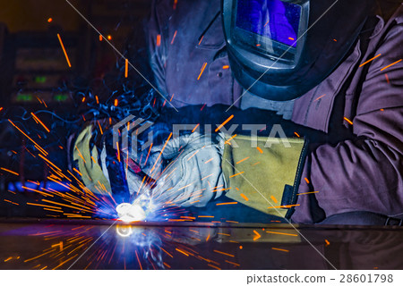 welder Industrial automotive part in factory welder Industrial automotive part in factory 28601798