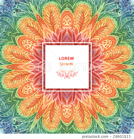 Mandala watercolor Mandala watercolor 28601815