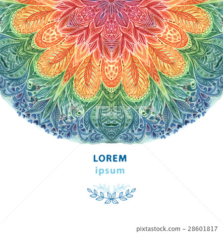 Mandala watercolor Mandala watercolor 28601817