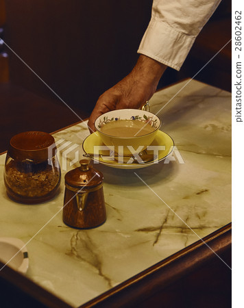 Retro cafe drink 28602462