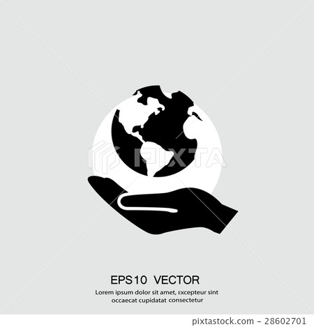Pictograph of globe 28602701