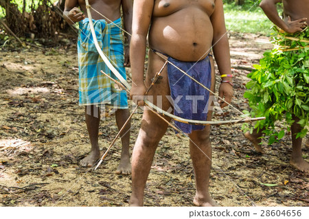 Vedda man in Dabana 28604656
