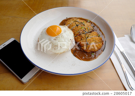 Chicken Katsu Curry. Chicken Katsu Curry. 28605017