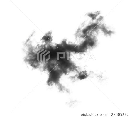 black cloud on white background 28605282