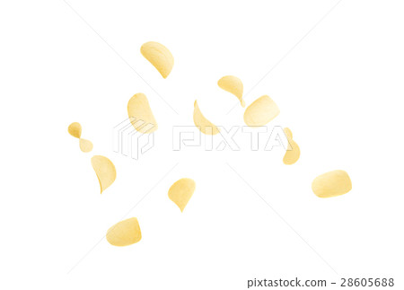 Potato Chip Isolated 28605688
