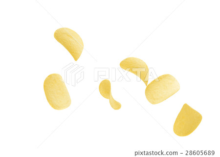Potato Chip Isolated 28605689