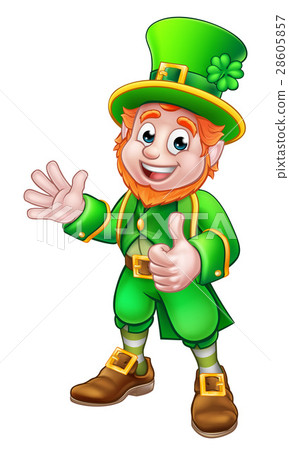 Thumbs Up Leprechaun St Patricks Day Character Thumbs Up Leprechaun St Patricks Day Character 28605857