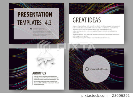 Set of business templates for presentation slides Set of business templates for presentation slides 28606291