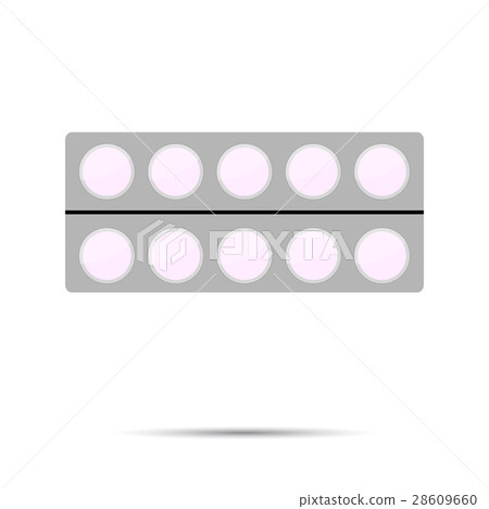 Pack of tablets vector 28609660