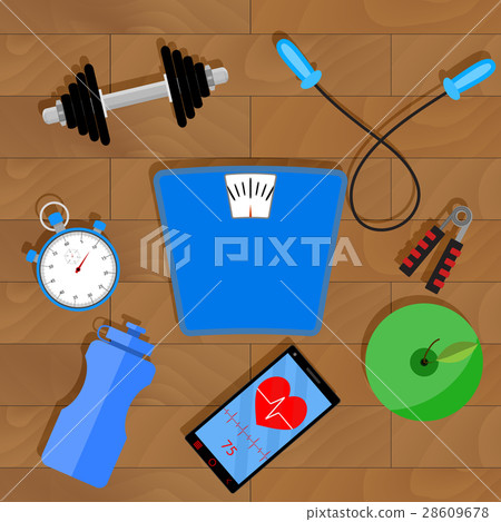 Fitness lifestyle vector 28609678