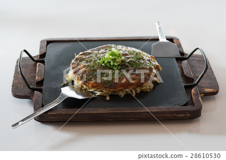 Japanese pizza on oven 28610530