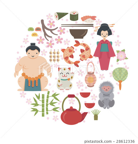 Japanese vector collection  28612336