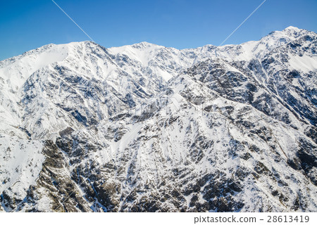 Aerial view of Mountain Cook Range Landscape. Aerial view of Mountain Cook Range Landscape. 28613419