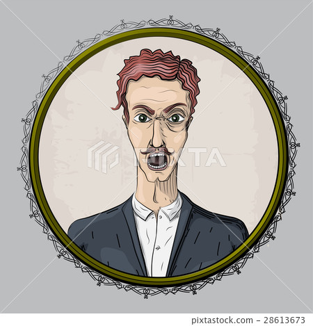 Men male people face portrait Vector retro vintage Men male people face portrait Vector retro vintage 28613673