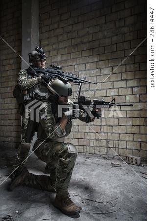 US Army Rangers on mission 28614447