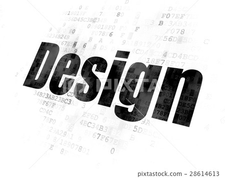 Advertising concept: Design on Digital background Advertising concept: Design on Digital background 28614613