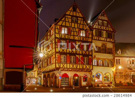 Colmar. The old half-timbered houses. Colmar. The old half-timbered houses. 28614984