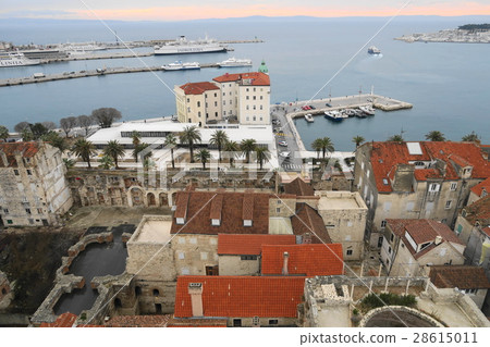 World Heritage Diocletian's Palace The town of Split photographed from the bell tower 28615011