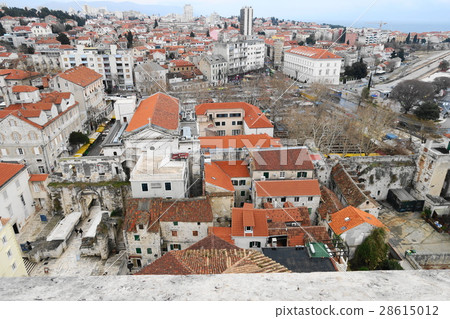 World Heritage Diocletian's Palace The town of Split photographed from the bell tower 28615012