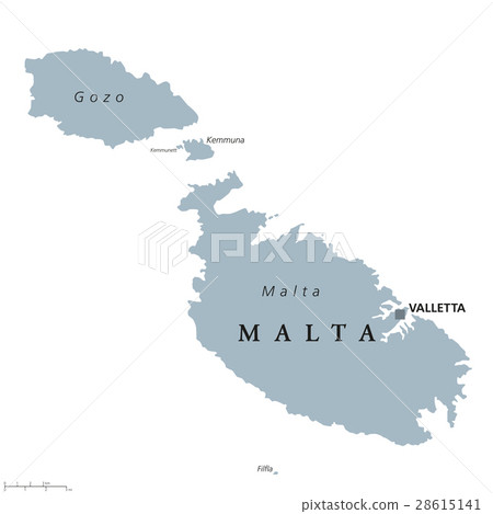 Malta political map 28615141