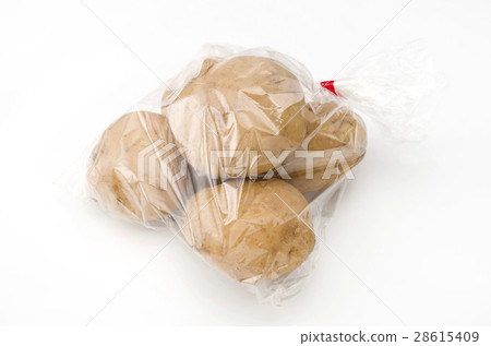 Potatoes with bags 28615409