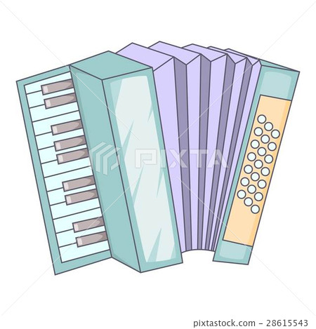 Accordion icon, cartoon style 28615543