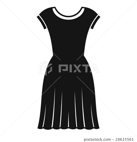 Woman dress icon, simple style 28615561