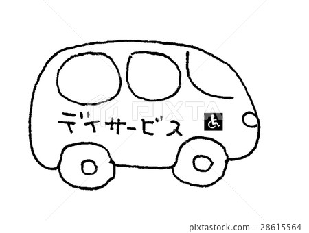 日間服務穿梭輪輪椅標記 28615564