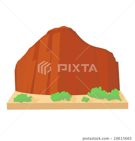 Brazil mountain icon, cartoon style Brazil mountain icon, cartoon style 28615665