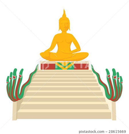 Budda icon, cartoon style Budda icon, cartoon style 28615669