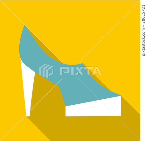 One shoe icon, flat style One shoe icon, flat style 28615721