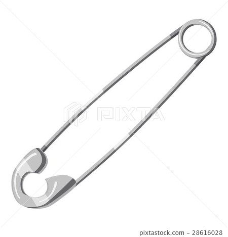 Pin icon, cartoon style 28616028