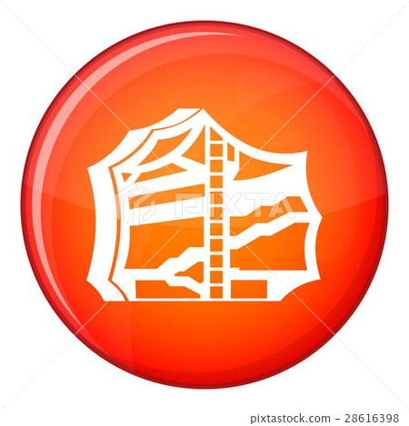 Kimchi Traditional Korean Food Icon Flat Style Stock