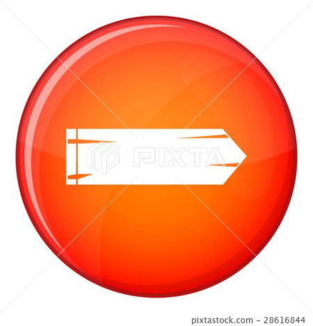 Thick arrow icon, flat style 28616844