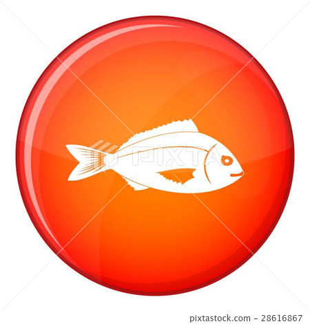 Fish icon, flat style 28616867