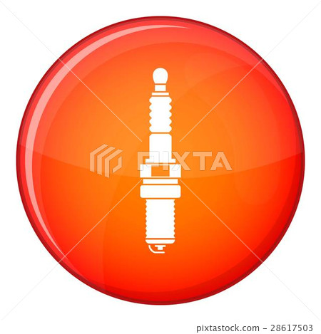 Car candle icon, flat style Car candle icon, flat style 28617503