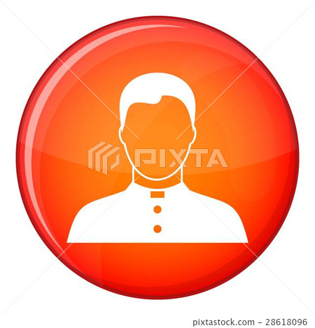 Pastor icon, flat style Pastor icon, flat style 28618096