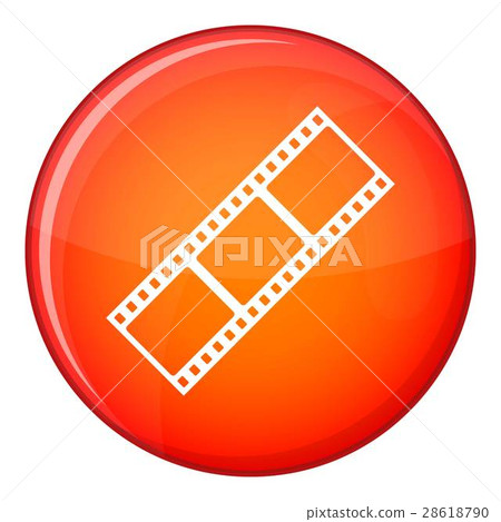 Film strip icon, flat style 28618790