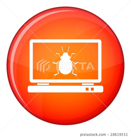 Laptop icon, flat style Laptop icon, flat style 28619531