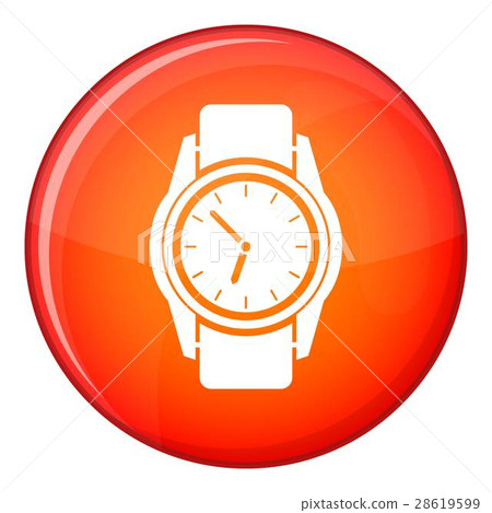 Watch icon, flat style Watch icon, flat style 28619599