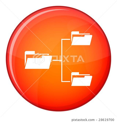 Database icon, flat style 28619700