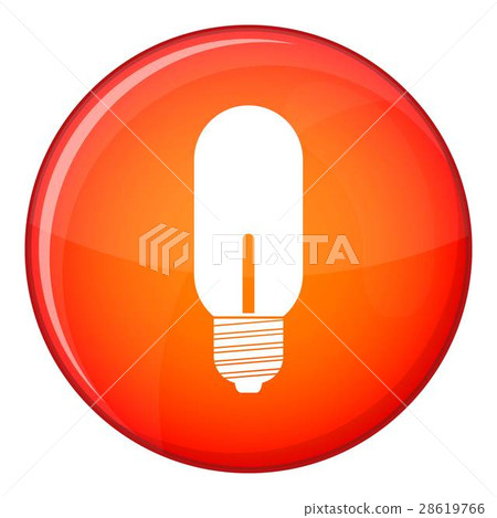 Light bulb icon, flat style 28619766