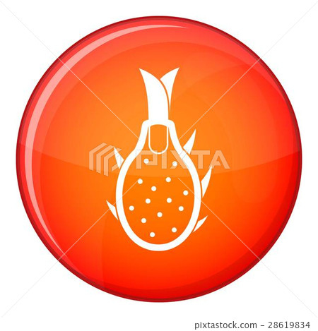 Dragon fruit icon, flat style 28619834