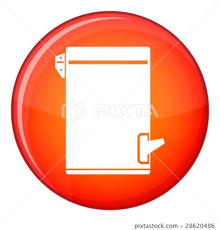 Trash can icon, flat style Trash can icon, flat style 28620486