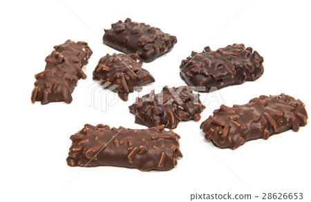German gingerbread Cookies with chocolate glaze German gingerbread Cookies with chocolate glaze 28626653